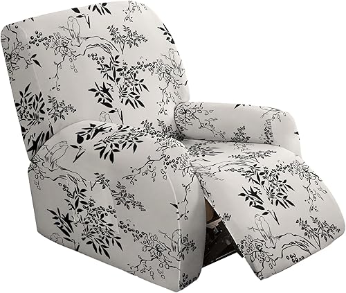 Vista 239 de Eco-Ancheng Fundas reclinables Lazyboy de 4 piezas, fundas para sofá reclinable, fundas antideslizantes para sillas reclinables, con bolsillos de 22