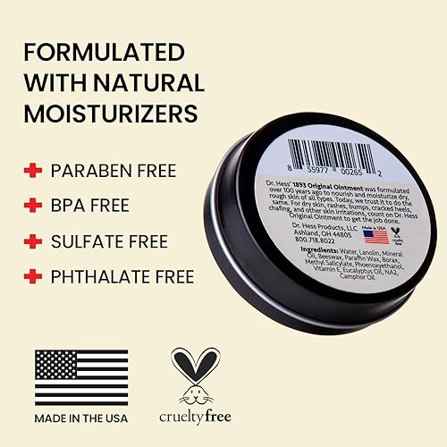 Miniatura 6 de '1893 Original Udder Ungüento hidratante corporal nutritivo multiusos para curar piel seca, irritada, talones agrietados, erupciones cutáneas,