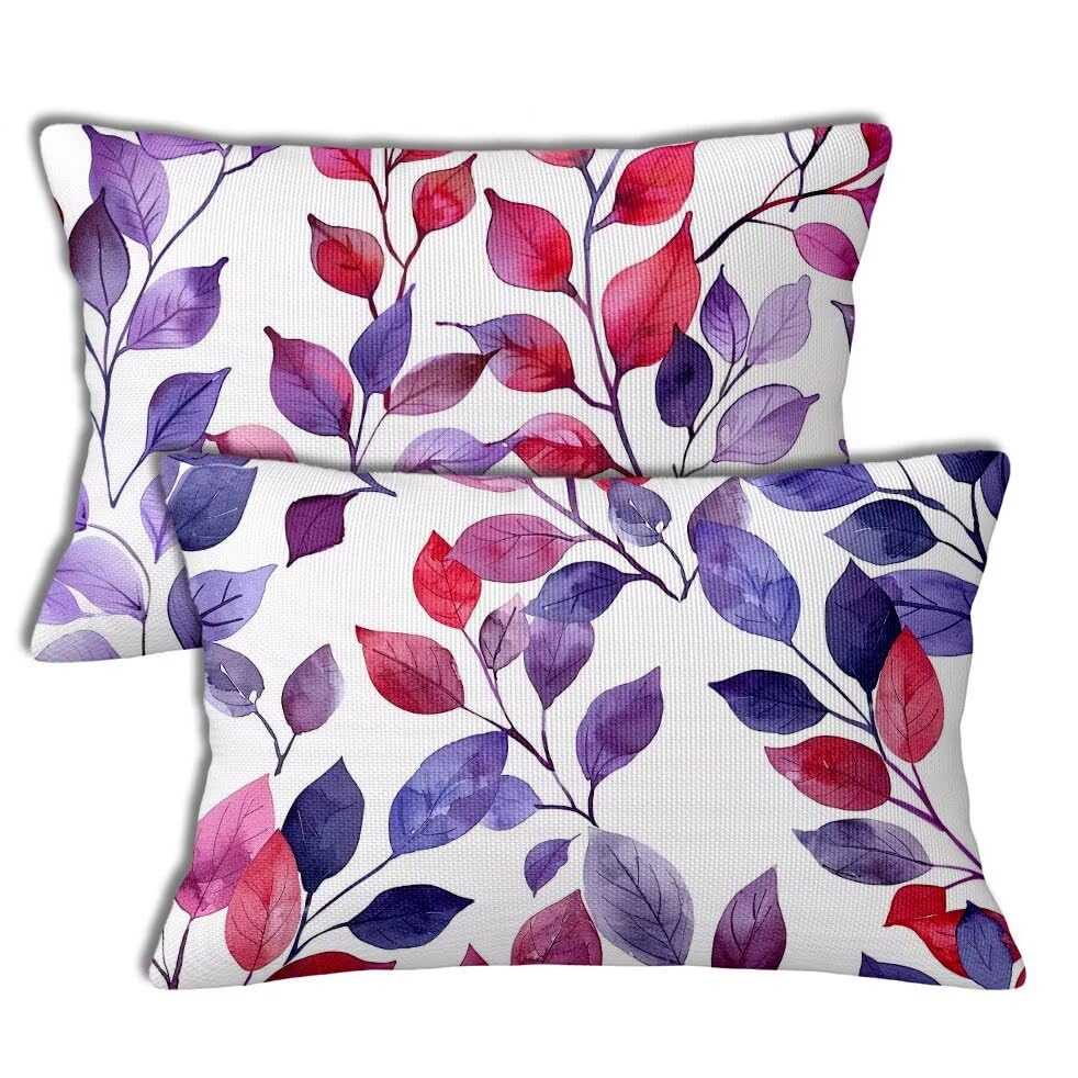 Housses de coussin 50x70 cm effet lin pour sublimer votre chambre
