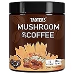 Mushroom Coffee | Enhanced Focus, Boosted Immunity, Improved Energy | 6 Adaptogenic Mushrooms: Cordyceps, Reishi, King Trumpet, Shiitake, Lion\'s Mane & Turkey Tail | 45 Servings