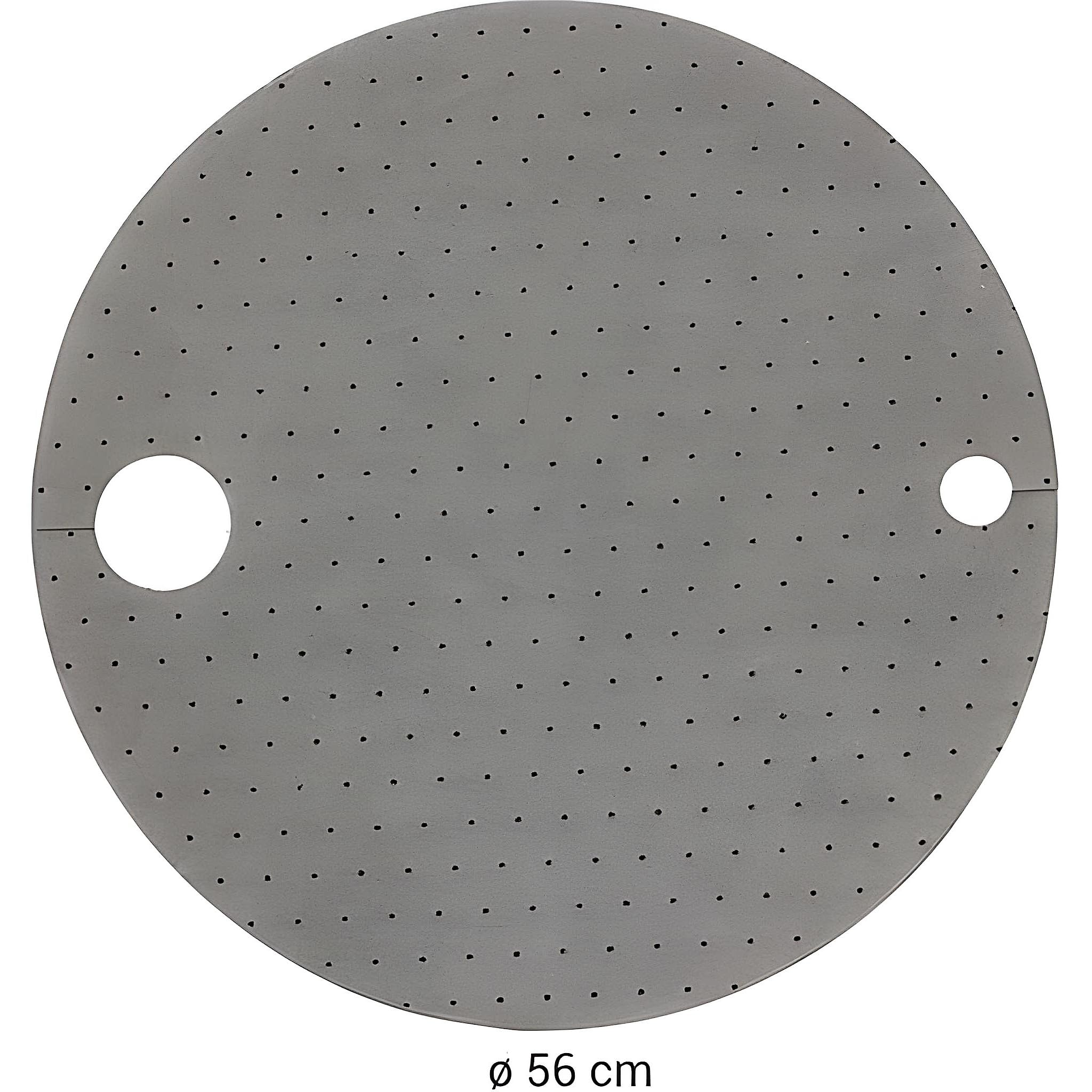 Bricoloco Tappetino copri taniche assorbente per umidità di acqua, olio e benzina. Taniche fino a 220 litri | Assorbitore industriale a triplo strato antipelucchi per liquidi. Ø 55 cm. (1)