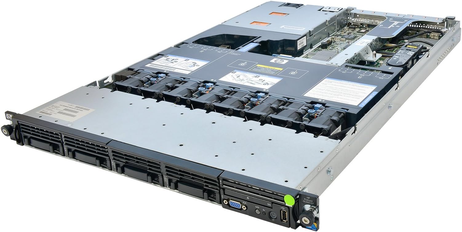 Enterprise HP ProLiant DL360 G7 Server 2x 2.66Ghz X5650 6C 72GB (Renewed)