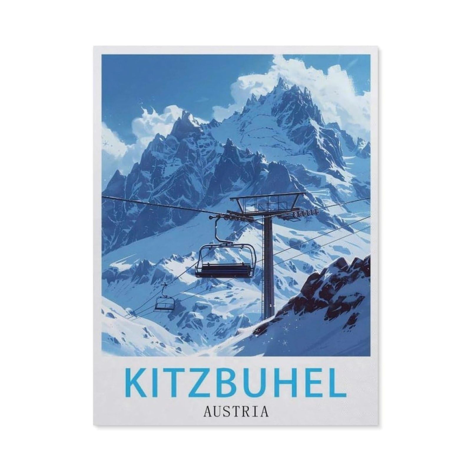 Jigsaw Puzzle 1000 Pieces for Adults，Kitzbuhel Austria，Large Puzzle Game Artwork for Adults Teens（50x70cm）-AY56