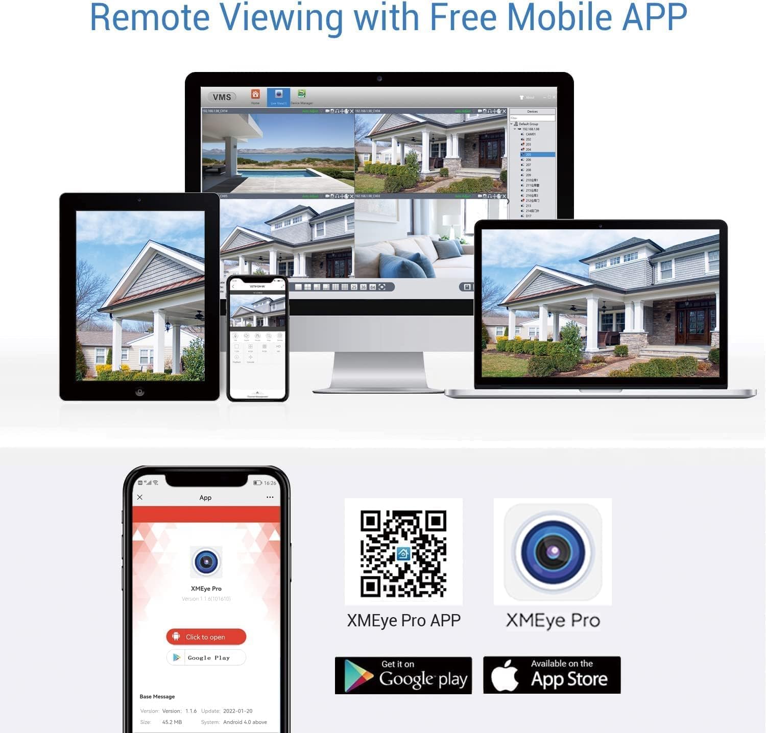 Registratore NVR PoE 4K a 8 canali, supporta telecamere IP da 8 MP/5MP/4MP/3MP/1080P, videoregistratore di rete compatibile con ONVIF Cloud P2P, allarme di movimento di accesso remoto, nessun