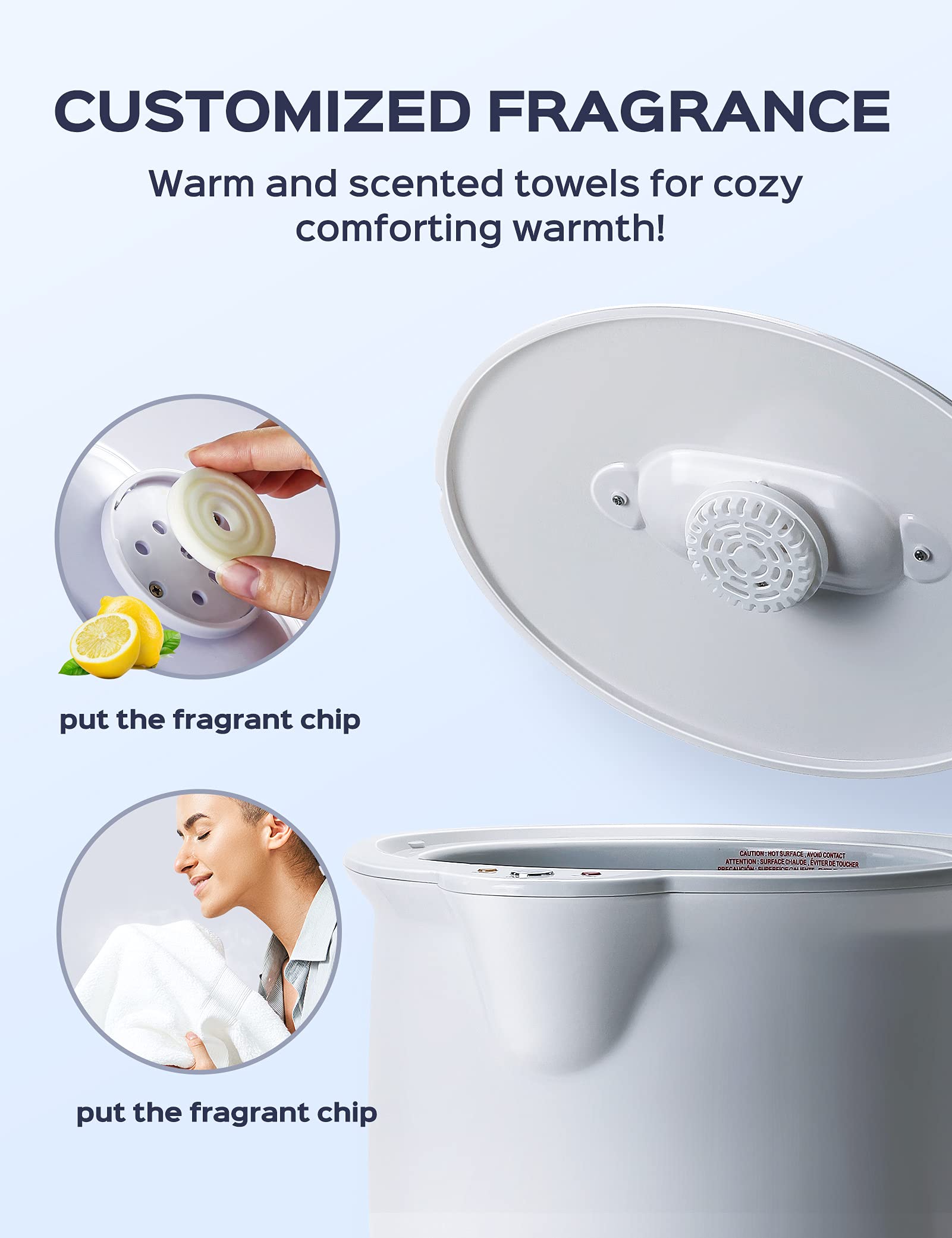 Deeroll Towel Warmer, Luxury Towel Warmer with Aromatherapy, Extra Large Towel  Warmer for Relaxation and Home, Spa, Auto Shut-Off Bathrobes, Blankets :  Amazon.co.uk: Home u0026 Kitchen