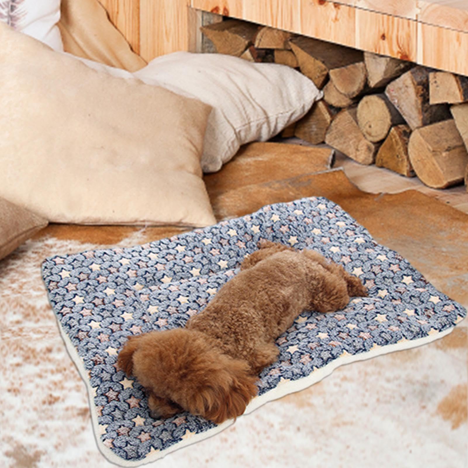 Coperta A Forma Di Foglia Per Animali - Morbida, Imbottita, Per Cani E Gatti, Design Naturale, Lavabile - Foto 10