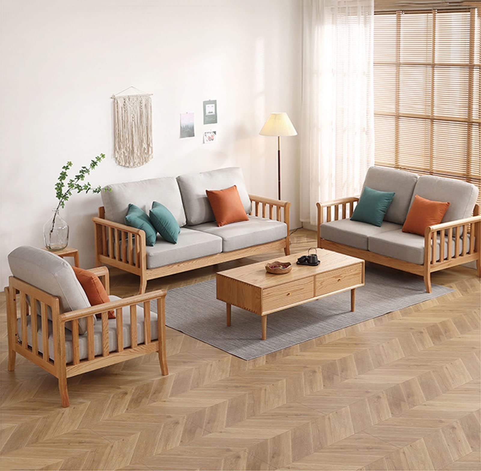 مبل راحتی دسته چوبی