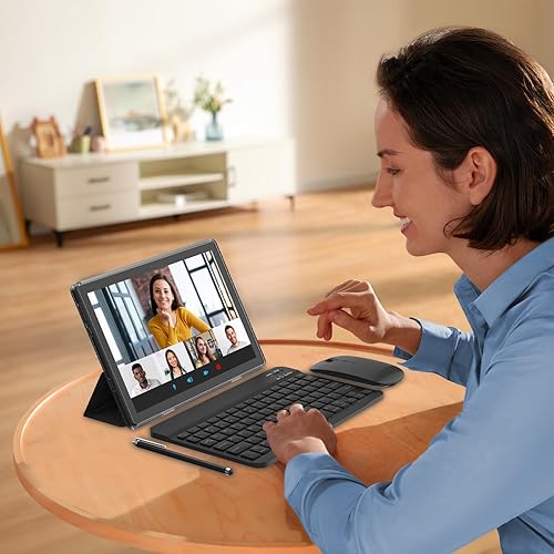 Miniatura 8 de 2024 Tablet con teclado Tablets 2 en 1 8GB+64GB 10 pulgadas Tablet y estuche Mouse Stylus Game Android 13.0 Tablets PC 10.1 IPS Pantalla Tableta