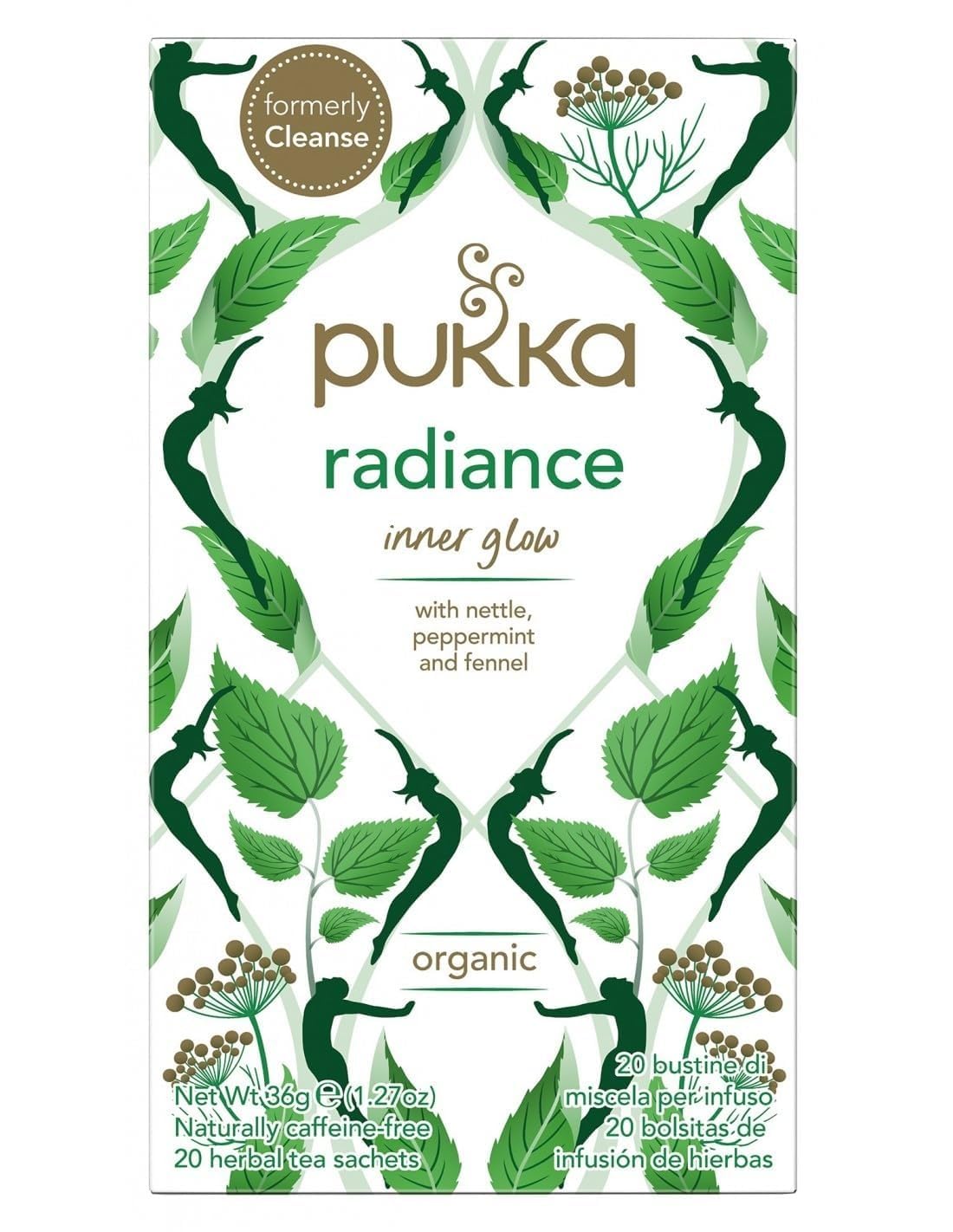 Pukka Radiance Organic Herbal Tea | Fennel, Aloe Vera, Peppermint, Dandelion and Nettle | Perfect For An Inner Glow 20 Sachets 36gm (B0D4ZHDSM8) Amazon Price History, Amazon Price Tracker