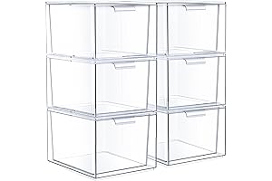 Sorbus Stackable Acrylic Makeup Organizer for Vanity, Desk, and Bathroom