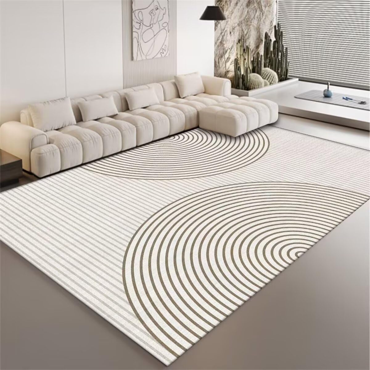 Tapis de salon moderne 90x150cm pour créer un coin lecture cosy