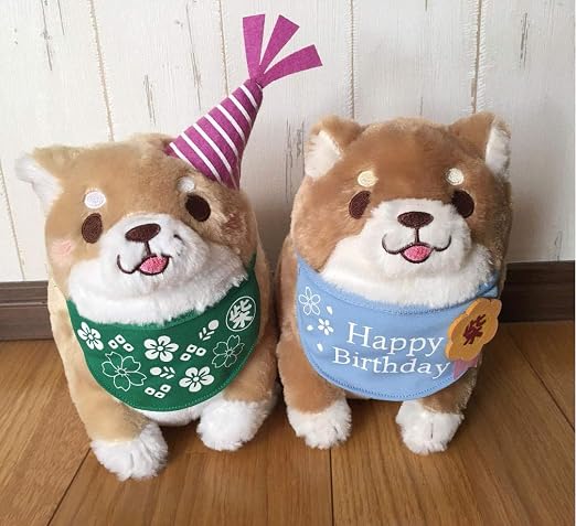 Amazon 忠犬もちしば バースディ ぬいぐるみ もなか きなこ 2点セット 柴犬 アイドル 芸能人グッズ 通販
