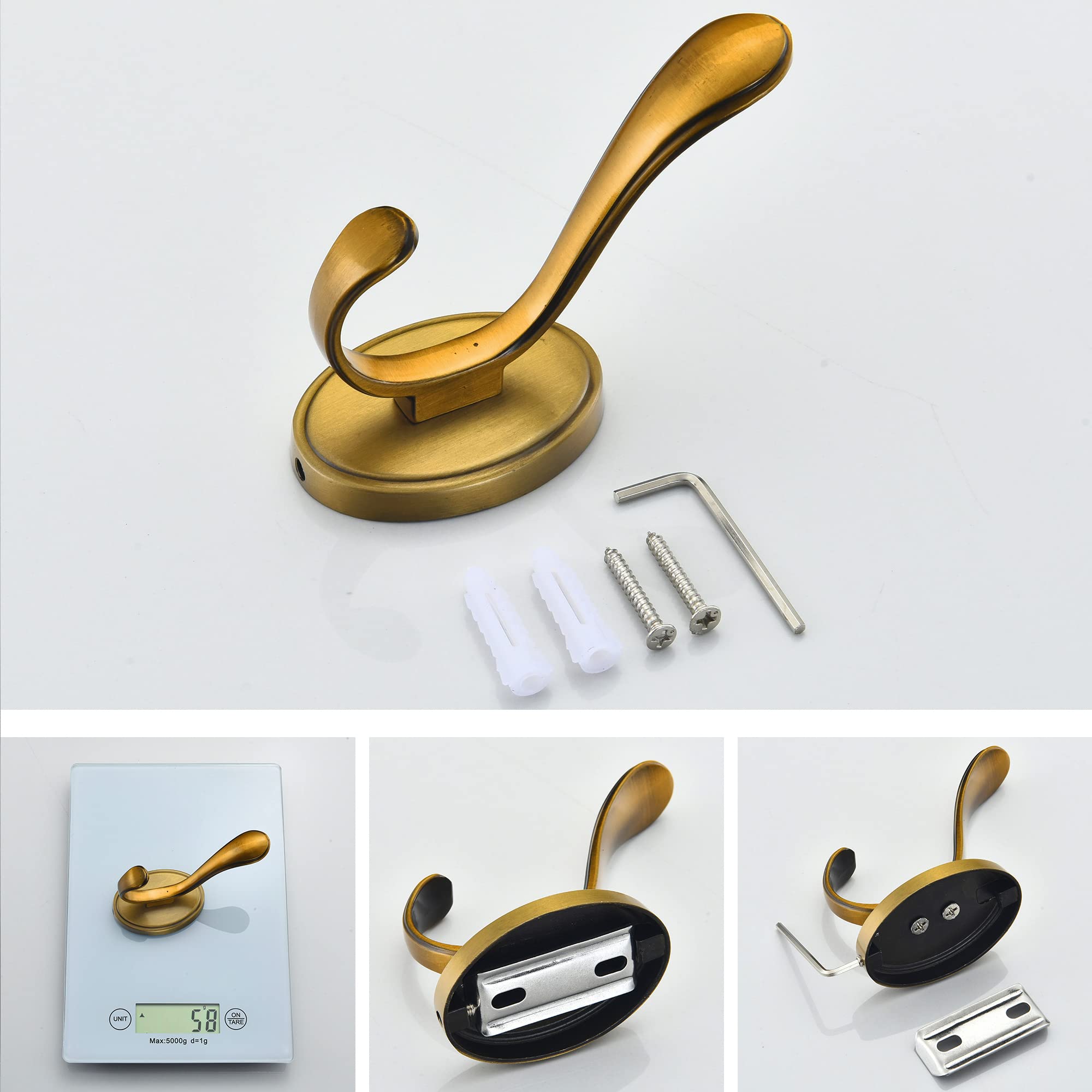 MARMOLUX ACC Crochets De Salle De Bain Chromés Pour