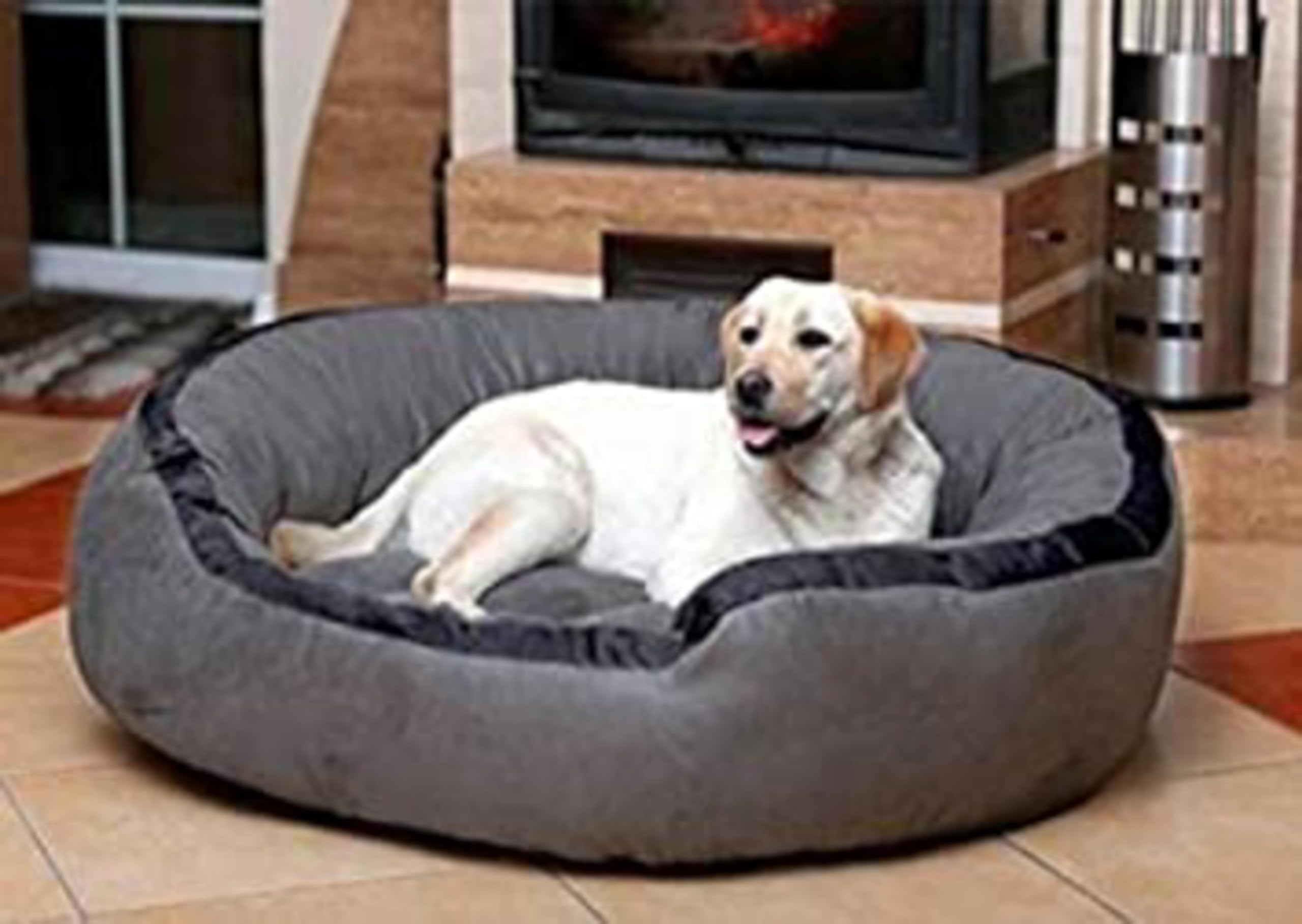 SKYMINT Reversible Dual Ultra Soft Velvet Grey Black Color Luxury Sofa Round Fiber Bed Pet Bed|Dog Bed|Cat Bed|Puppies Puppy Bed|Rabbit Bed (Large) (B0CLJDQT7Q) Amazon Price History, Amazon Price Tracker