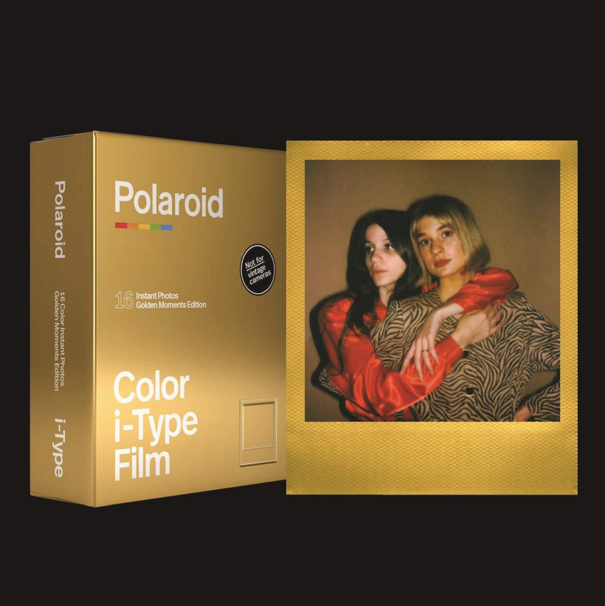 Polaroidi Type Color Film Golden Moments Edition Double Pack 16