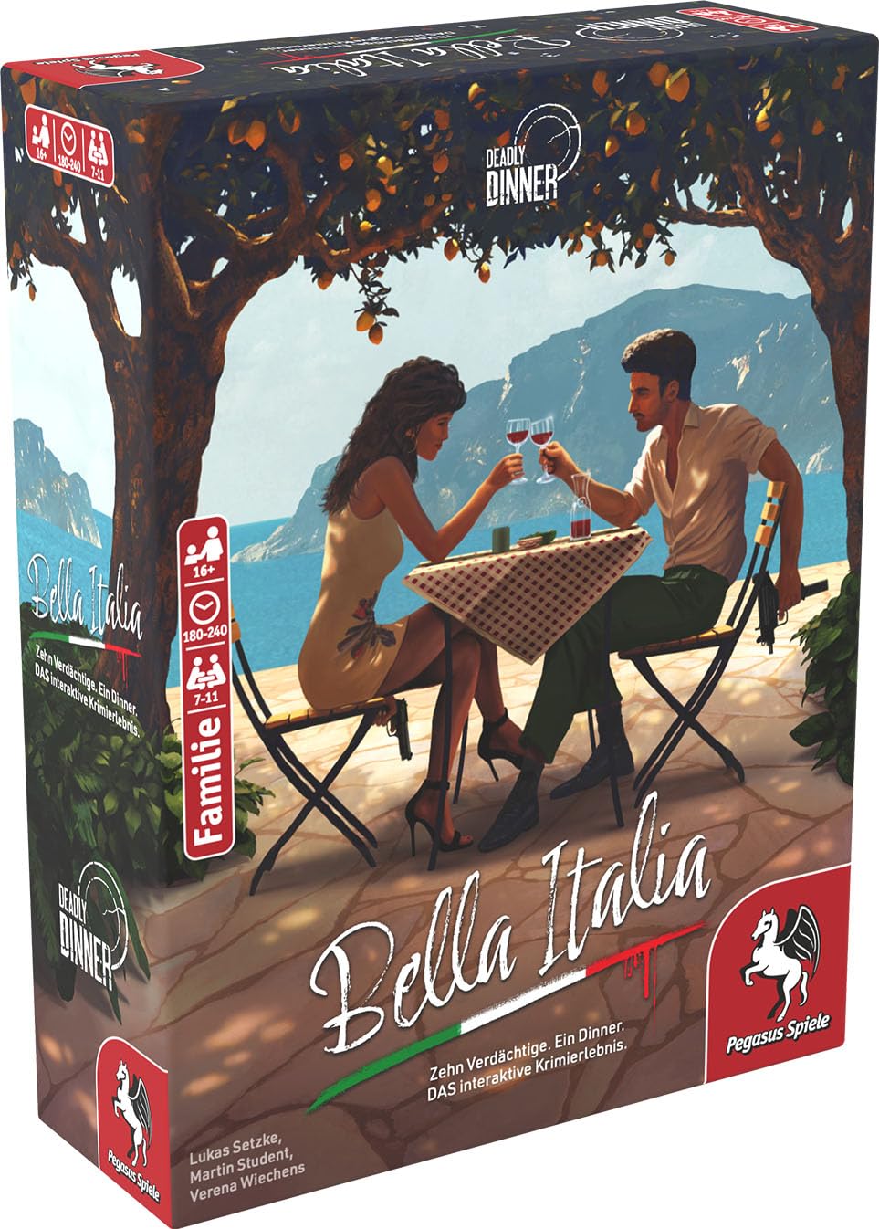 Pegasus Spiele 19015G Deadly Dinner-Bella Italia