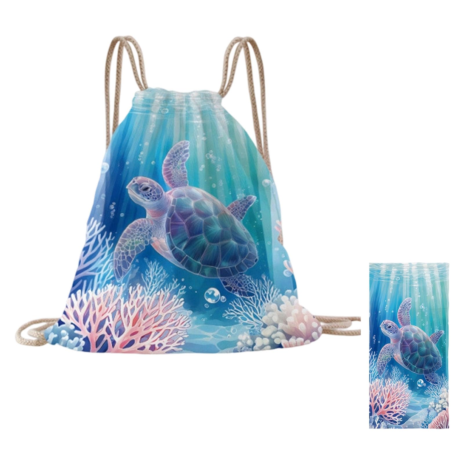 Mekalero Quick Absorbing Microfiber Towel Bag 2 in 1 Packable Bath Blanket Backpack for Beach Pool and Gym Foldable 80x160cm Travel Beach Towel Backpack