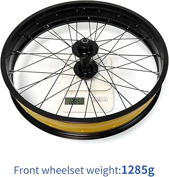 Amazon.com : ZTZ 20/26 x 4.0 inch Fat Tire Bike Front Wheel