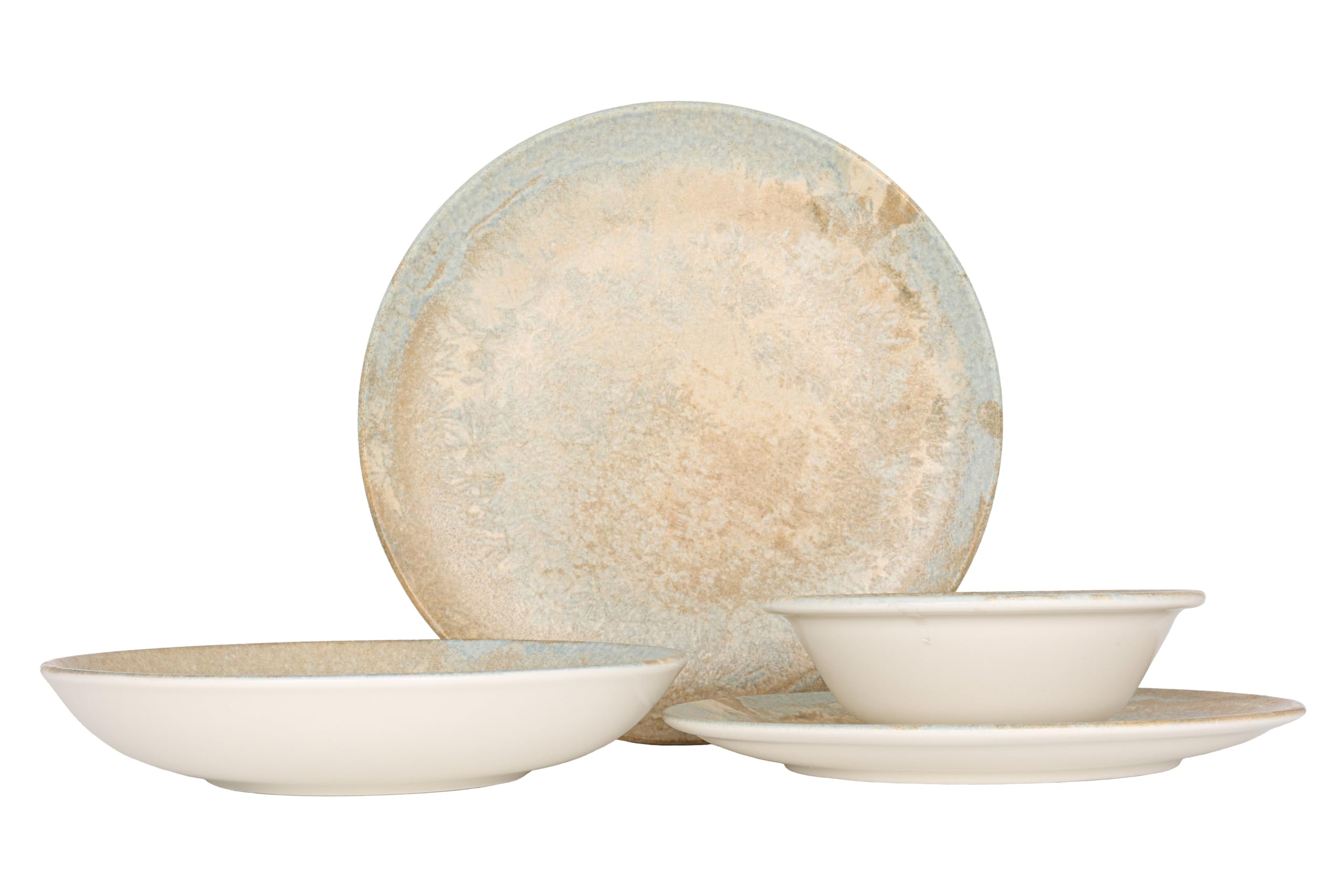 Bonna Juegos de vajilla - Luz - 24 piezas - 6 Personas - Porcelana