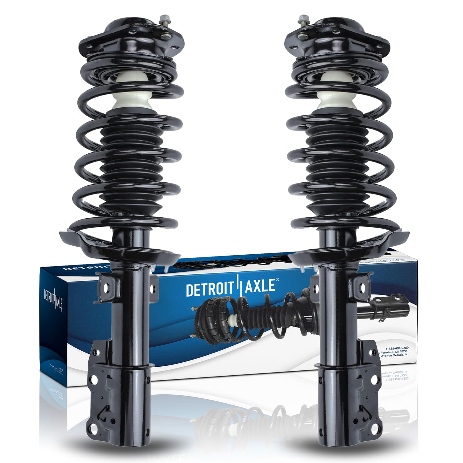 Detroit Axle - 2pc Front Struts for 2005-2010 Chevrolet Cobalt