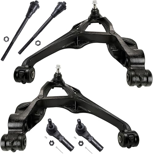 Miniatura 108 de Detroit Axle - Kit de brazos de control delanteros de 6 piezas para Toyota Corolla 2014-2019, 2 brazos de control inferiores con rótulas, 2 varillas