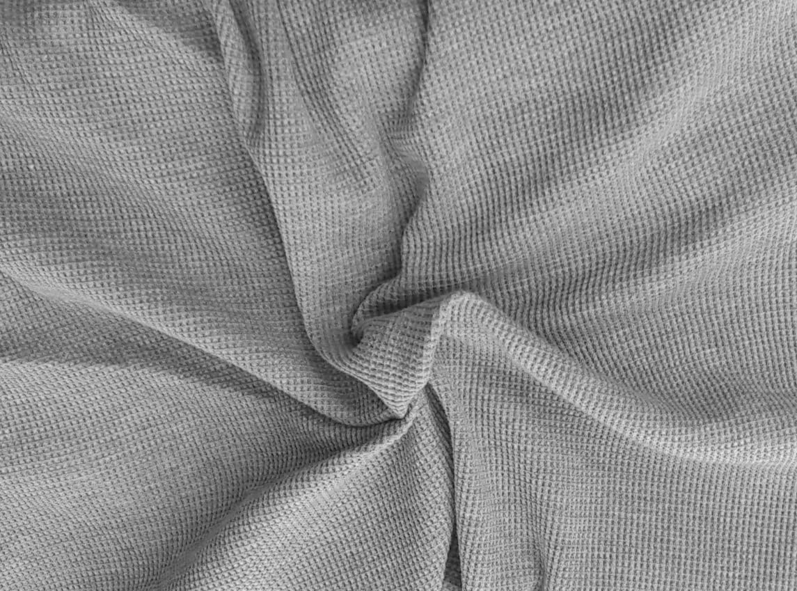 Manta térmica 100% de algodón para cuna, suave, transpirable y elástica, gris, 36 x 48 pulgadas para niños y niñas, versátil para la siesta, preescolar y viajes 3