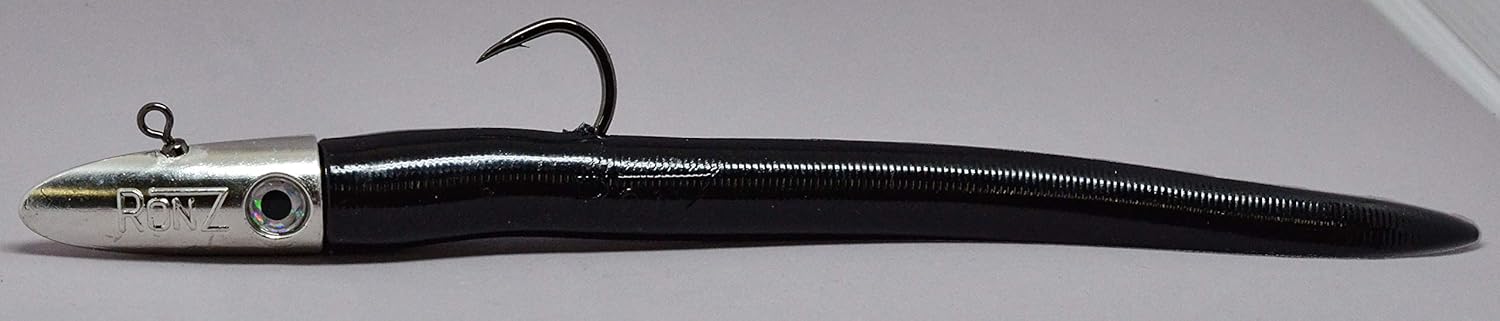 RONZ 10" Big Game Heavy Duty 5.0 Rigged Black Pearl