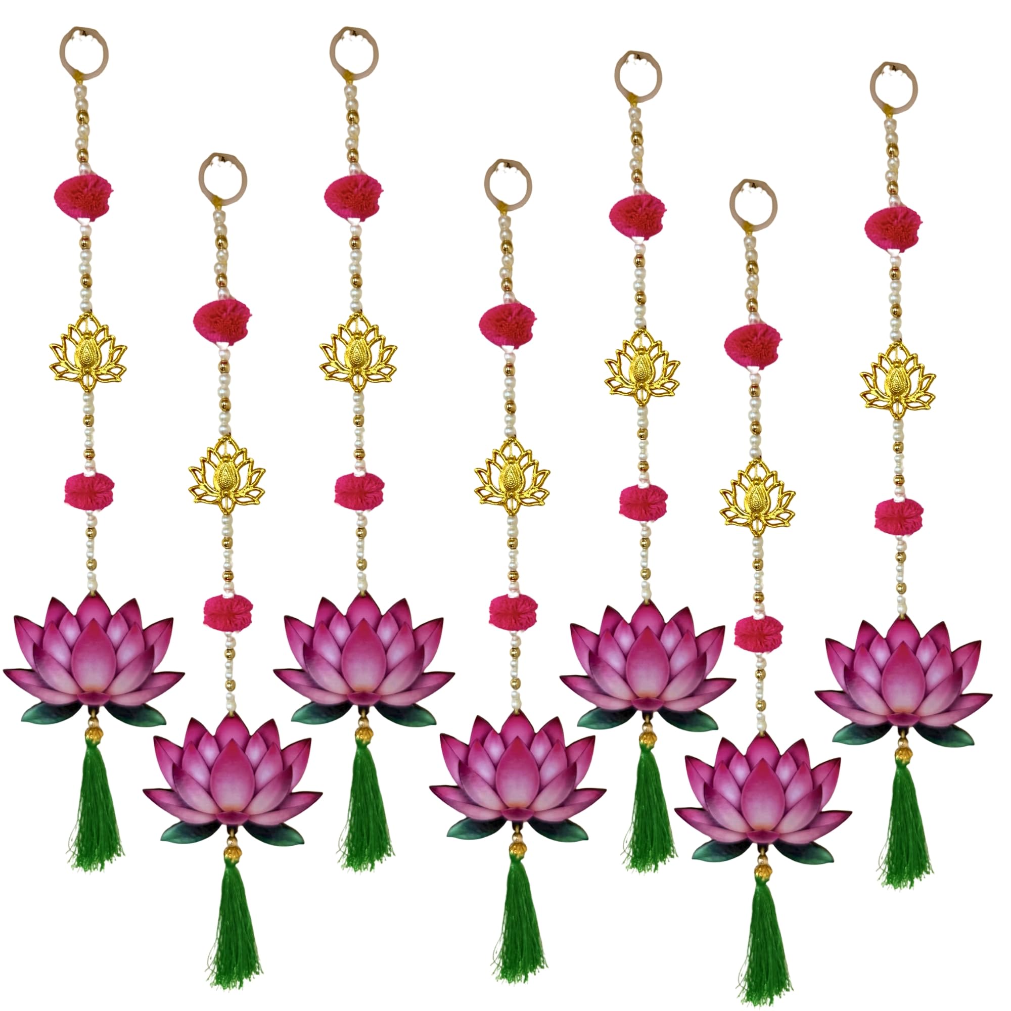 Handmade Lotus Wall Hangings - Diwali Decor -13 Handmade Lotus Wall Hangings - Diwali Decor -13