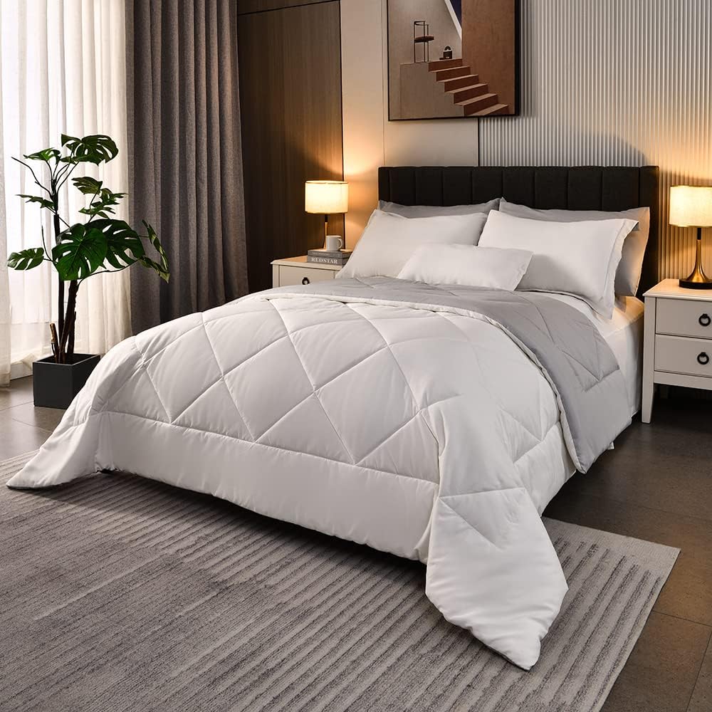 YANYIJING King Size Comforter Set 8 Pieces Reversible