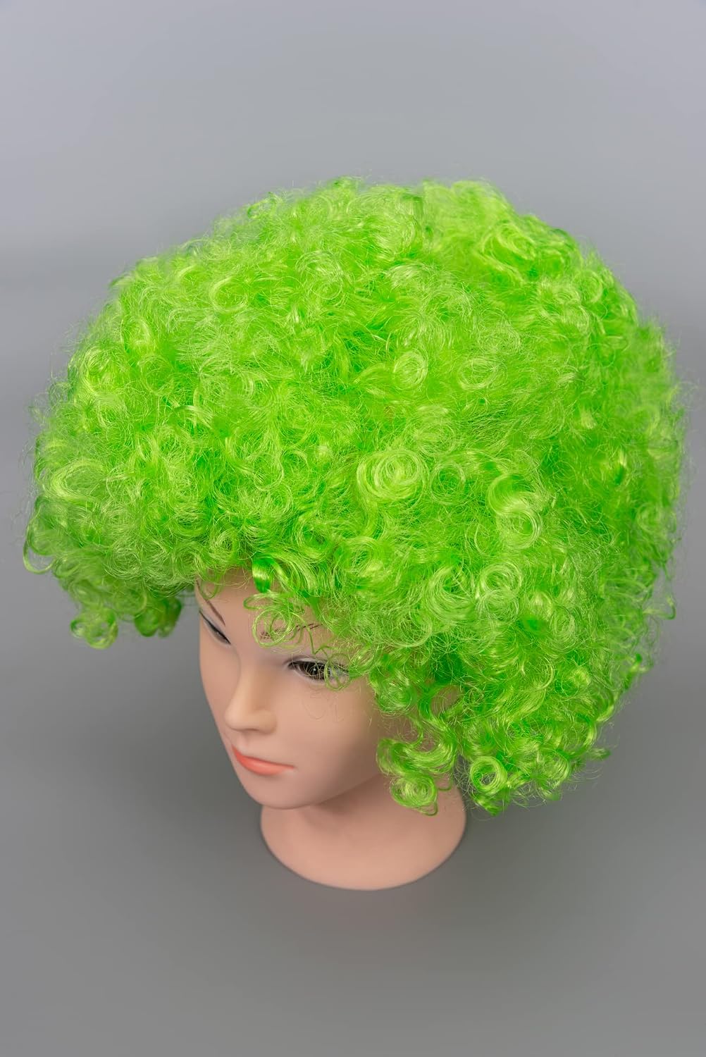 Afro Wigs Curly Bouncy Hair For Fancy Dress Party Costume Disco Accessory Unisex 60s 70S 80s Theme,Green - Image 4