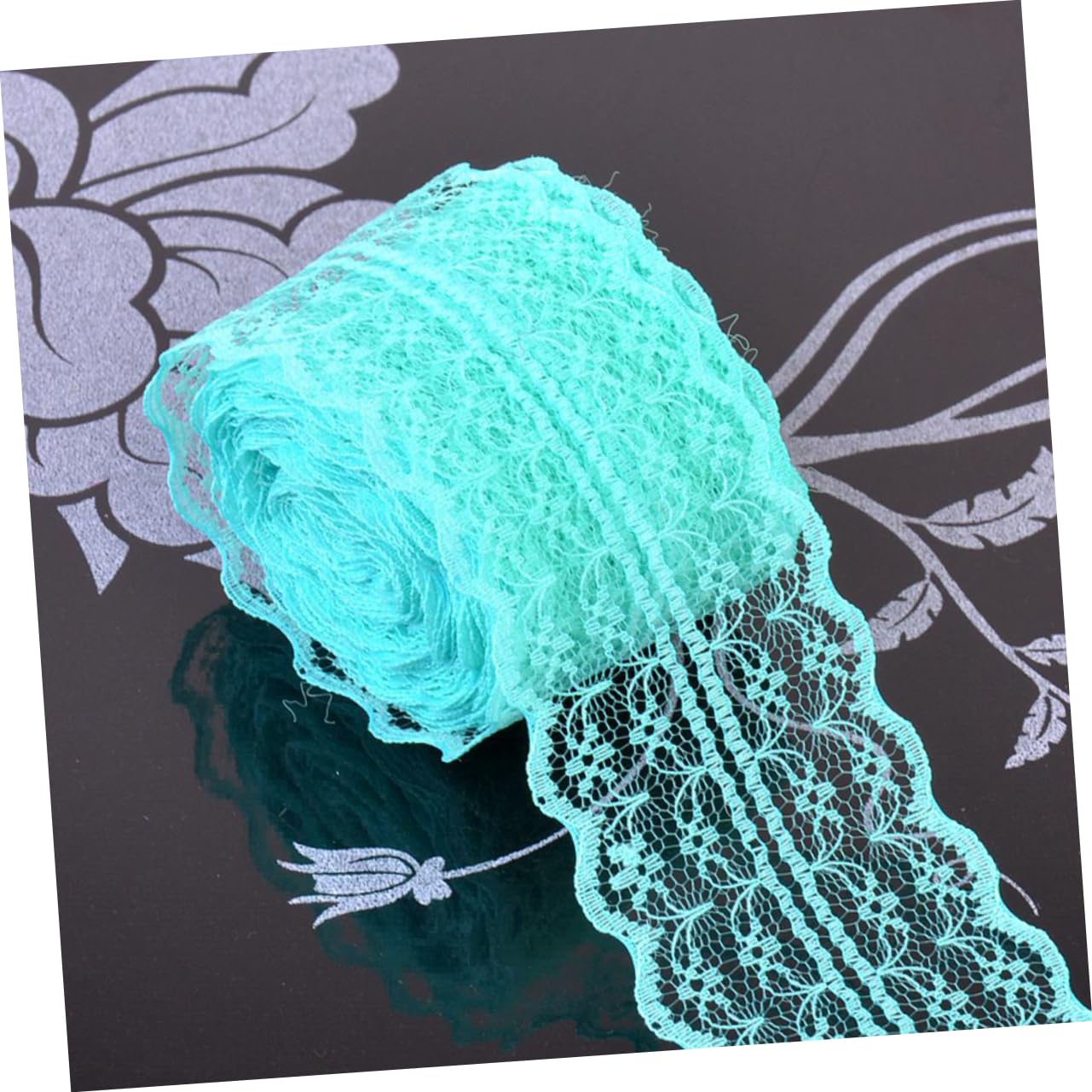 SHINEOFI 18rollos Cinta De Encaje Floral De Ancha Para Decoración De Invitaciones De Boda Manualidades y Costura Variedad De Azulado