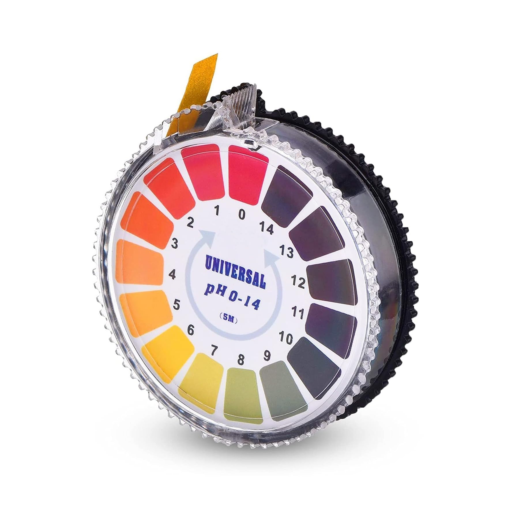 King Mariot Medical Equipments pH Indicator Paper Strip Dispenser | Universal pH Range (1-14) | 5 Meter Roll