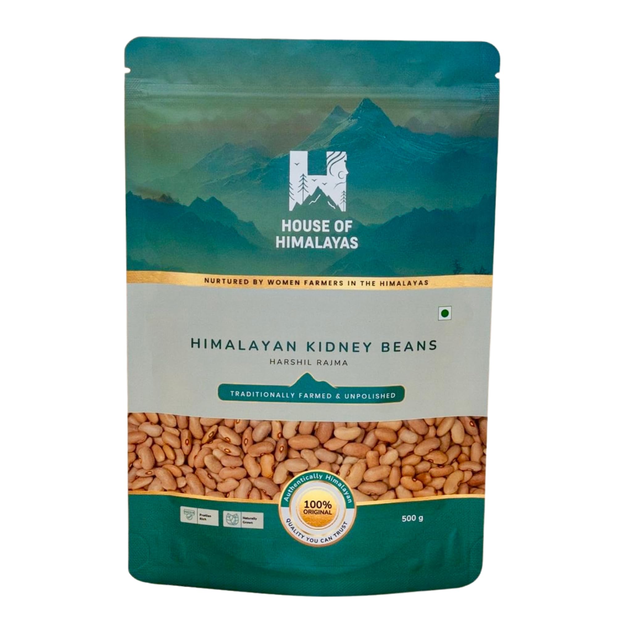 House of Himalayas - Authentic Himalayan Harshil Rajma 500 Gm - Unpolished | Rich Flavor and Texture | Kidney Beans from Uttarakhand (B0DD4LHTXV) Amazon Price History, Amazon Price Tracker
