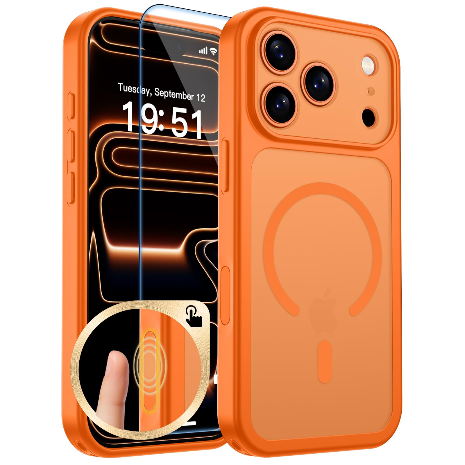 Amazon.com: zapica Magnetic for iPhone 17 Pro Max Case, Upgraded