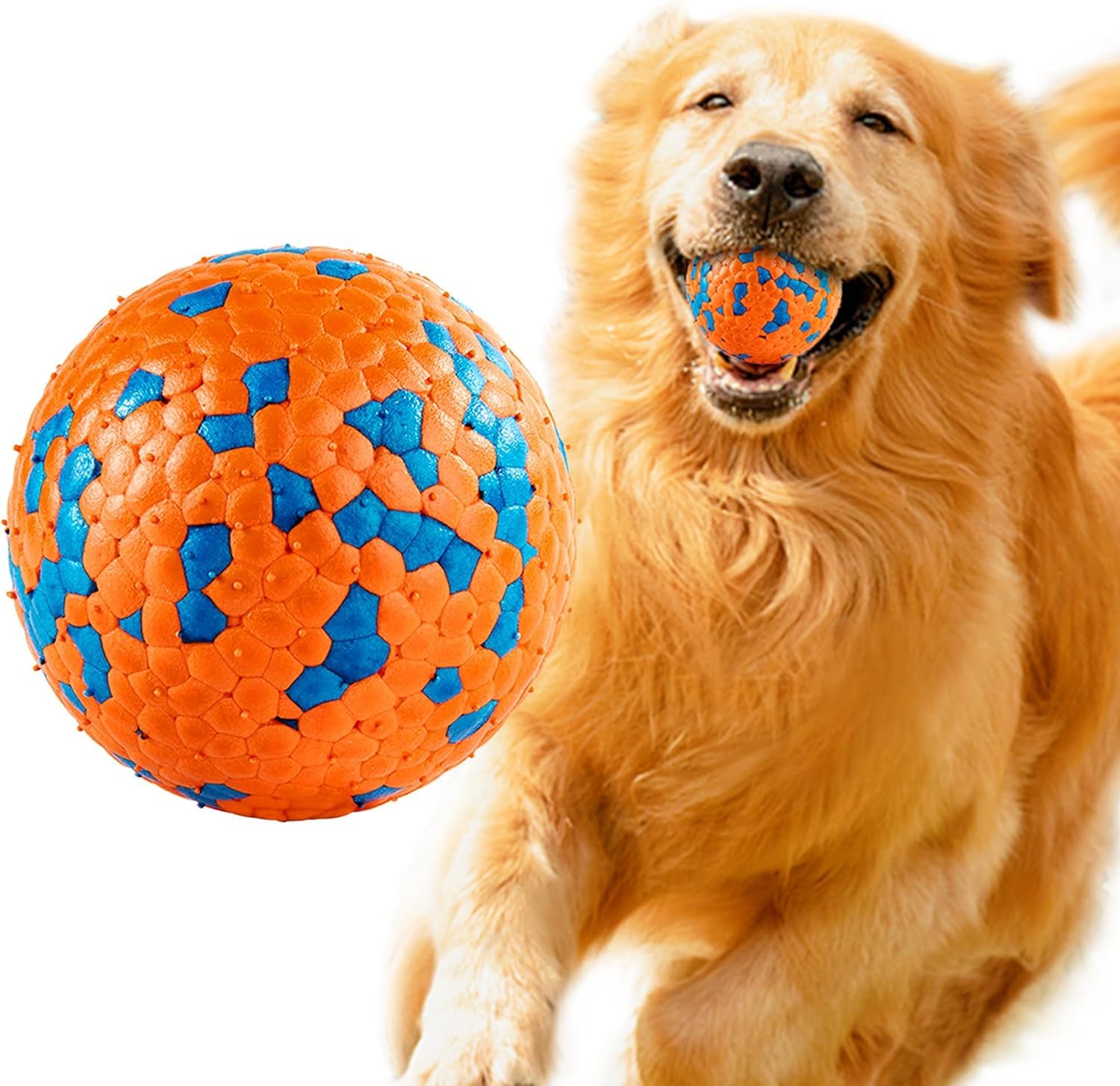 KUTKUT High Bounce Dog Balls for Aggressive Chewers,Floating Dog Toys for Water Fetch,Durable Tennis Balls for Dogs,Indestructible Dog Toys for Small Dogs Aggressive Chewers,Dog Pool Toys 2.5"-(1 pc) (B0CPXT7R4M) Amazon Price History, Amazon Price Tracker