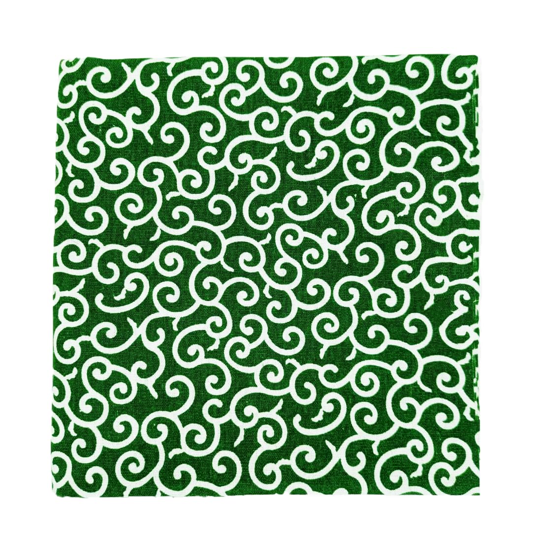 Studio Plus Arabesque Pattern Furoshiki 100% Cotton, Made in Japan, Thief Pattern, Auspicious, Moisture Wicking and Quick Drying, Bandana, Carrying a Single Bottle Green, Navy Blue, Red, Halloween, : 
