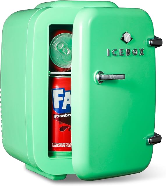 IceBox Mint Green Mini Fridge Cooler/Warmer