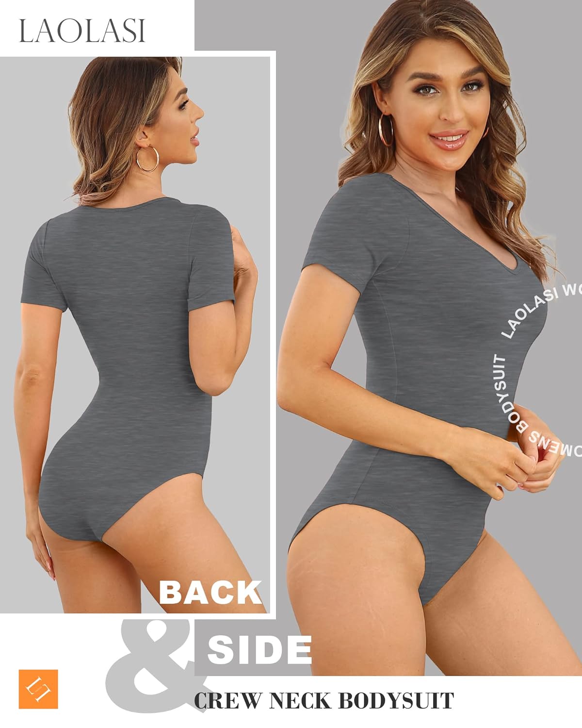 LAOLASI Body feminino com gola V e mangas curtas slim fit extensor em promoção! Veja a oferta e mais achadinhos de Blusas 2 Hoje é o melhor dia para comprar LAOLASI Body feminino com gola V e mangas curtas slim fit extensor com aquele preço maroto! Promoção! Aproveite a oferta! 2