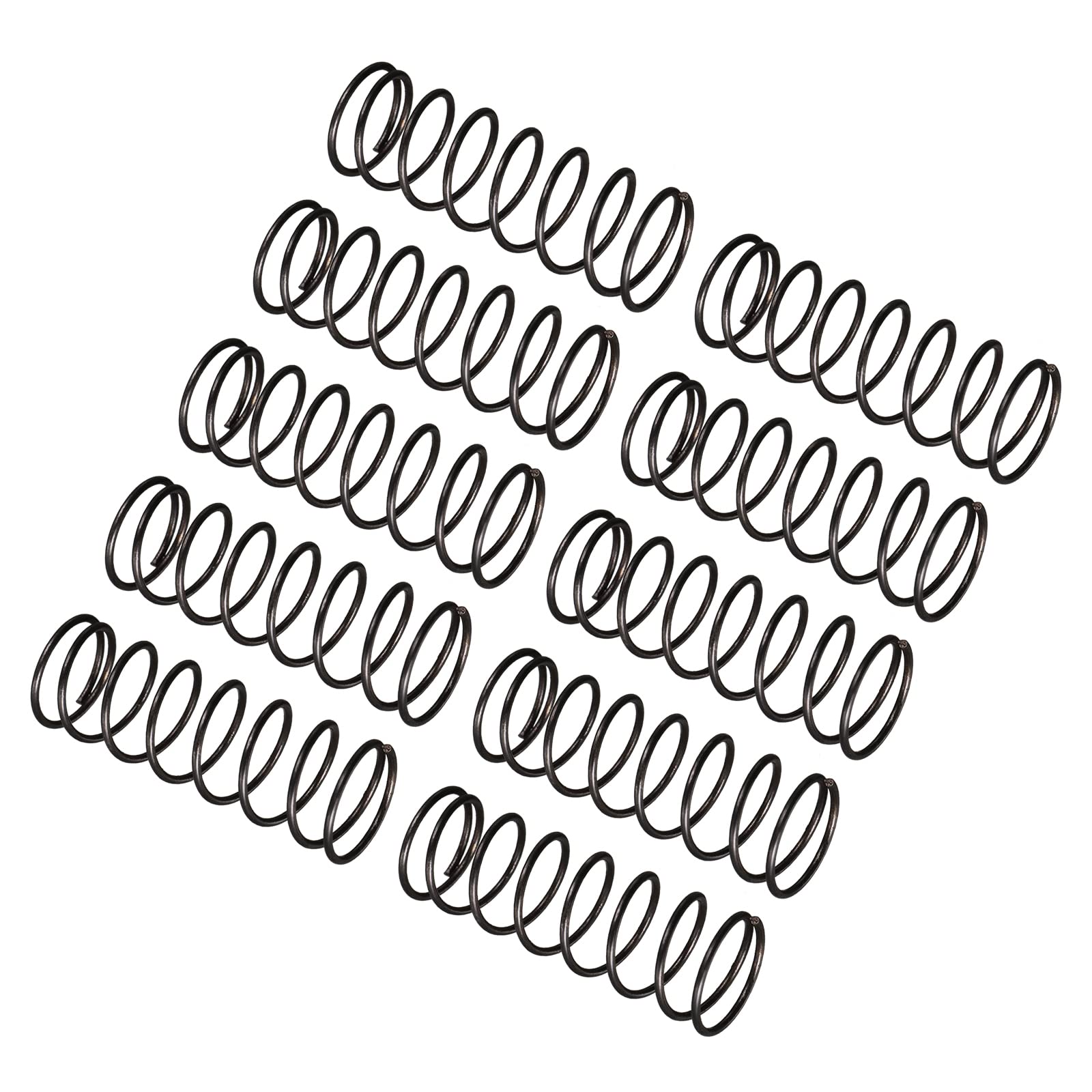 QUARKZMAN Druckfedern 10 Stück – Federstahl, 1,2 Mm Draht, 15 Mm Außen-Ø, 20 Mm Länge – Für Haushaltsgeräte & Elektronik