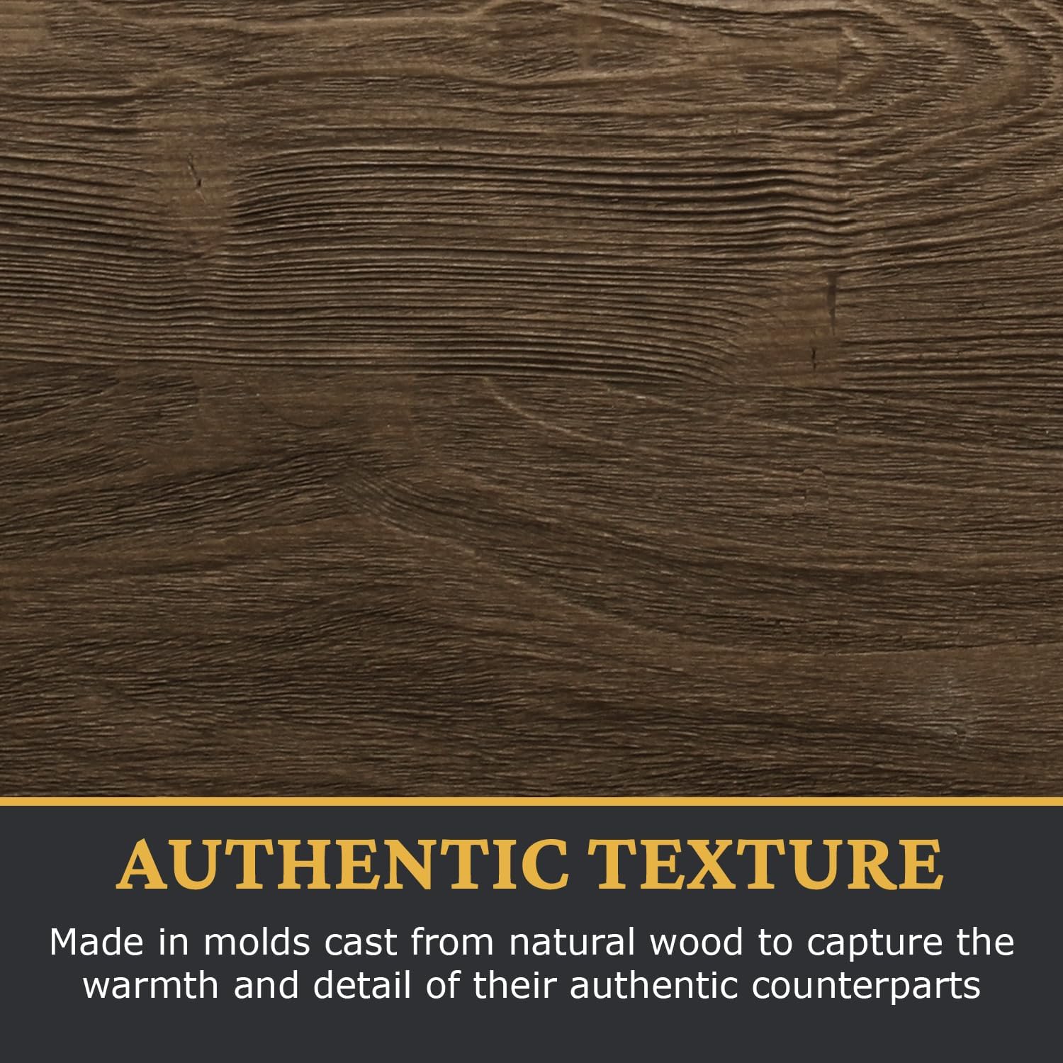 AZ Faux Dock Wood Faux Wood Beam | Sample | Burnished