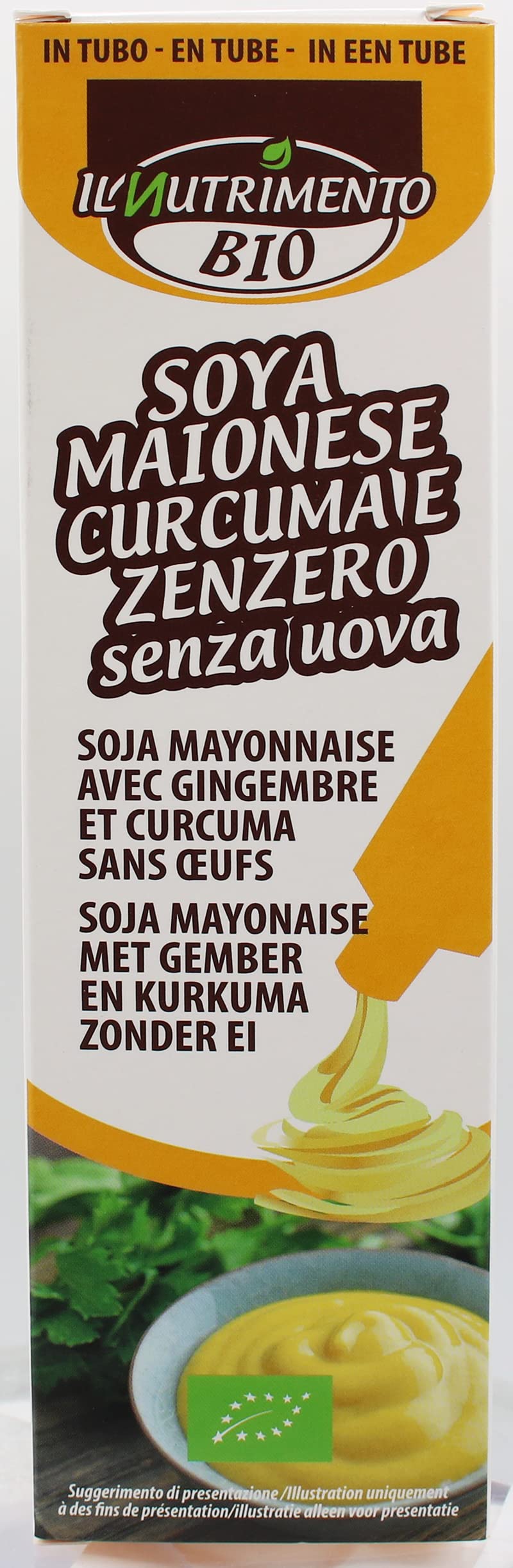 Probios - Il Nutrimento Soia Maionese Curcuma e Zenzero - Pacco da 8 x 150 g