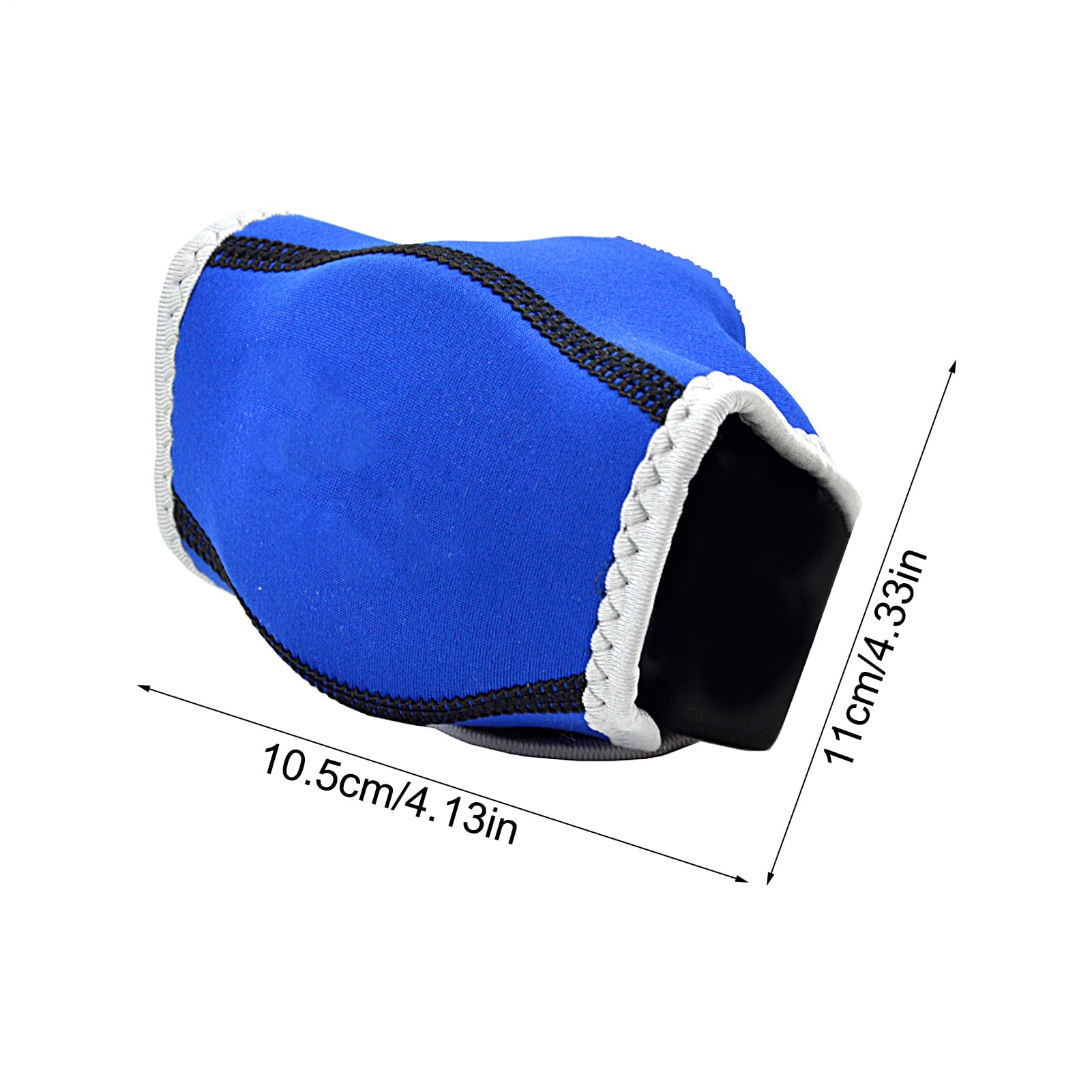 Generico Copertura protettiva per erogatore subacqueo - Copertura in neoprene e nylon da 3 mm | Protezione antipolvere per erogatore secondario, subacquei per avventure subacquee, nero blu giallo