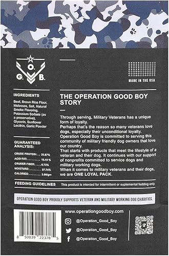 Miniatura 2 de Operation Good Boy - Golosinas para perros Bocados de carne de res de 14 de pulgada Carne natural criada en granja Ingredientes aprobados por la