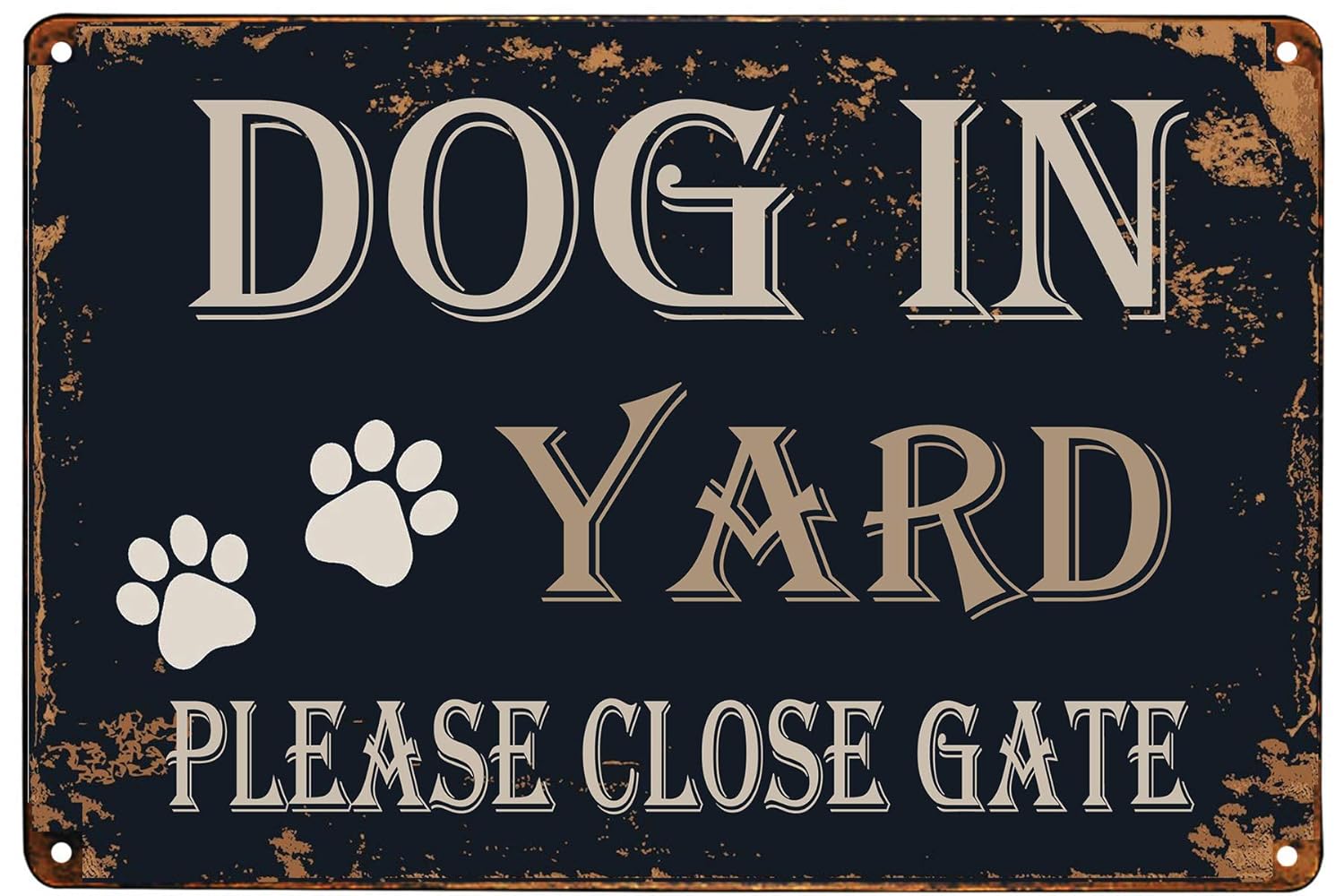 WOSTOD Dog in Yard Please Close Gate