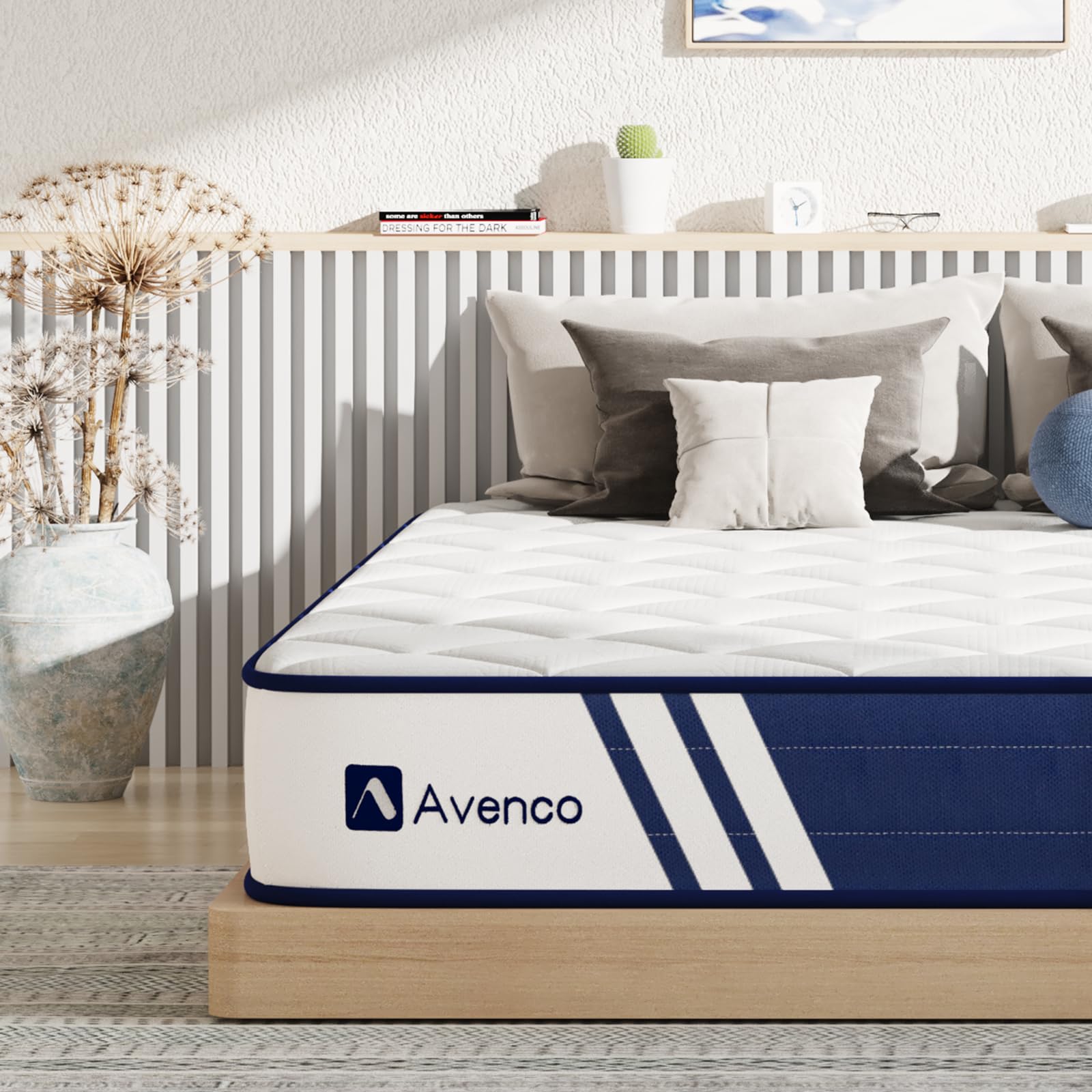 Avenco マットレス セミダブル 高反発マットレス 極厚21cm ポケット