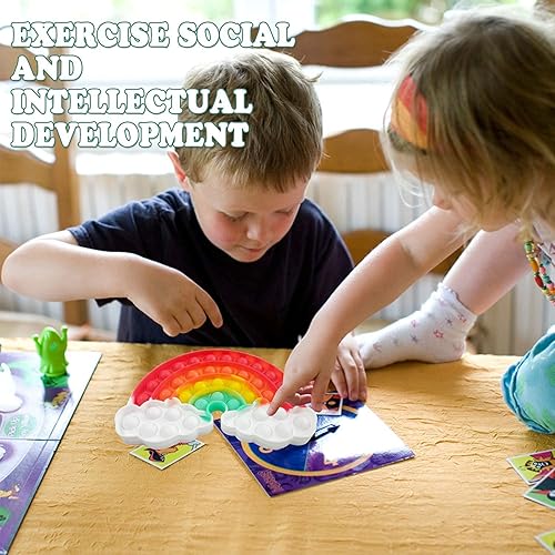 Miniatura 3 de 16 piezas de mini llavero de bandera Pop Fidget, recuerdos de fiesta para niños, llavero de bandera pop souvenirs juguetes a granel, llavero de