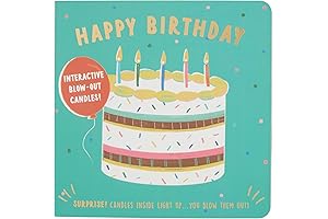 Mud Pie Kids Birthday Board Book (6.25 inches x 6.25 inches)