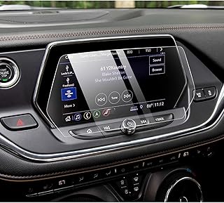 Blazer Screen Protector Compatible with Chevy Blazer 2019 2020 2021 2022,High Definition 9H Hardness Anti Glare Scratch Fingerprint Tempered Glass Touch Navigation Screen Protector (8 inch)
