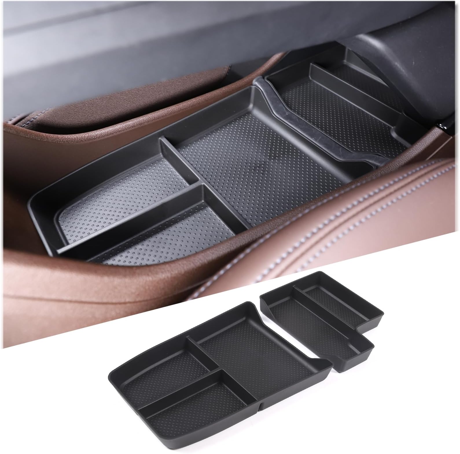 For X1 U11 2023 2024 2025 LHD Lower Central Control Storage Box,Centre Console Armrest Organiser Tray, Car Interior Accessories Tidying