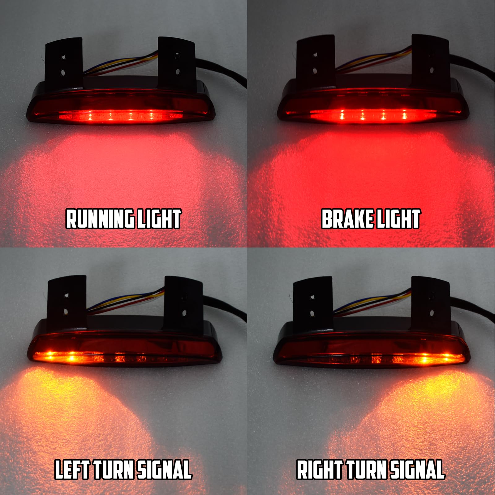 Amazon | HDBUBALUS ハーレー用 テールランプ LED テールランプ 一体型